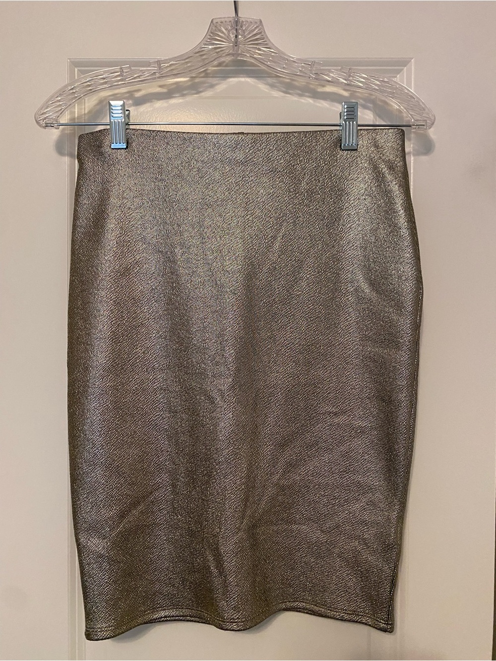 Charlotte Russe Shimmery Pencil Skirt